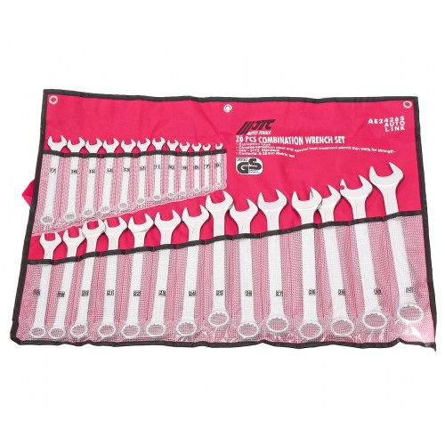 Набор ключей комбинированных 6-32мм 26 предметов в сумке 