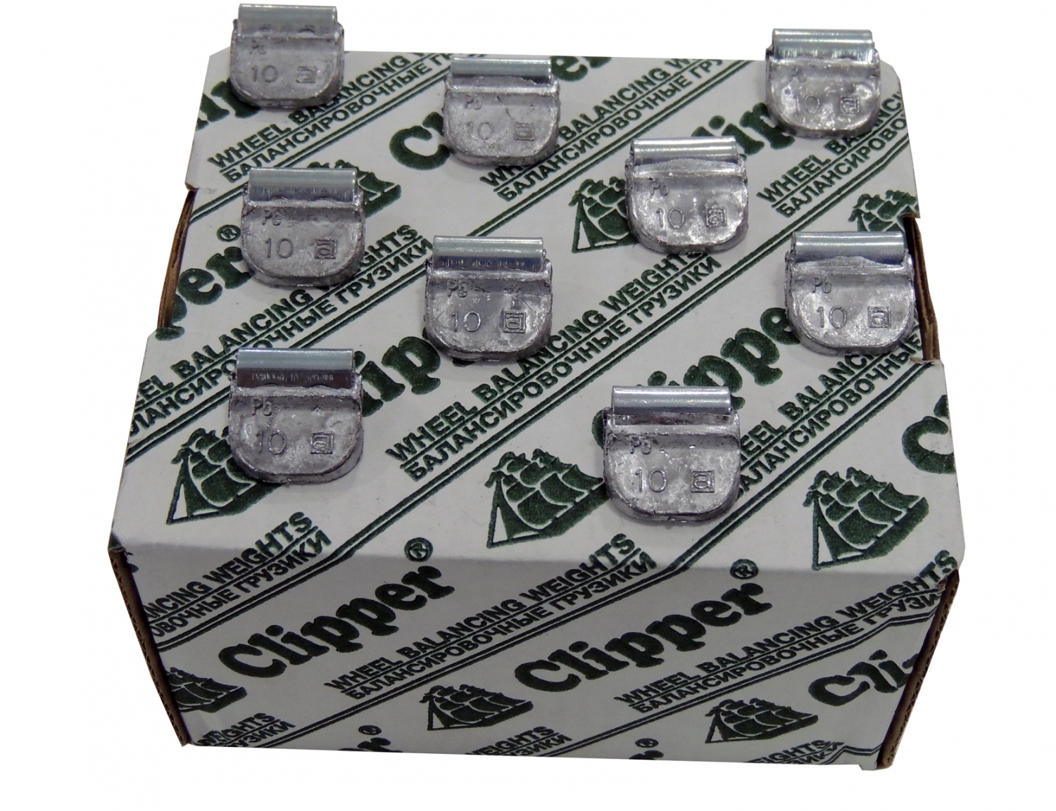 Грузики балансировочные для стальных дисков 10 г, 100 шт.