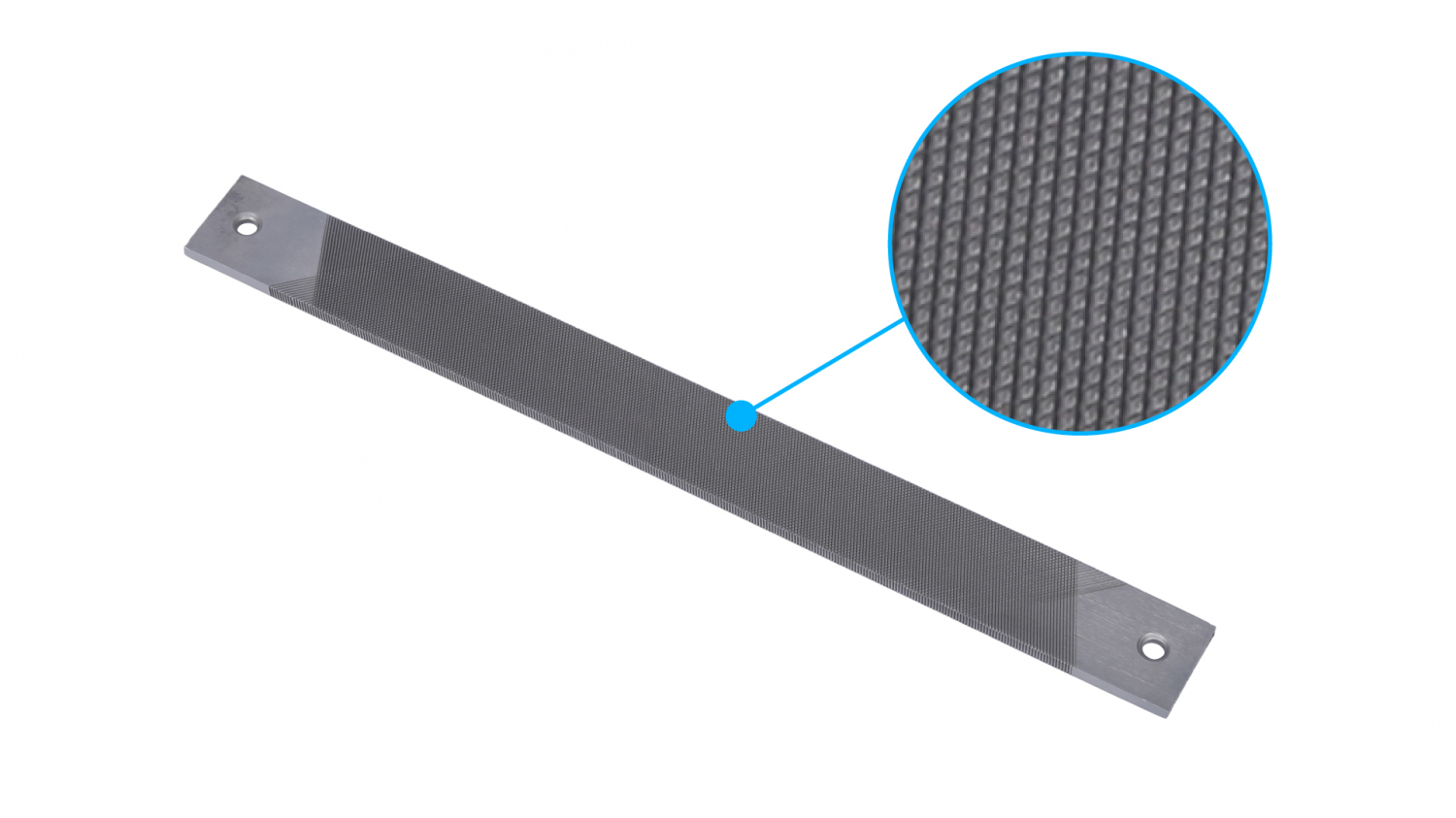 Рихтовочное полотно 350х35 мм с перекрестными зубьями, толщина 5 мм	