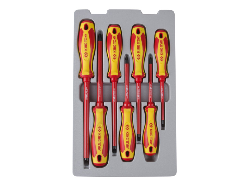Набор отверток 7 предметов в коробке, диэлектрические