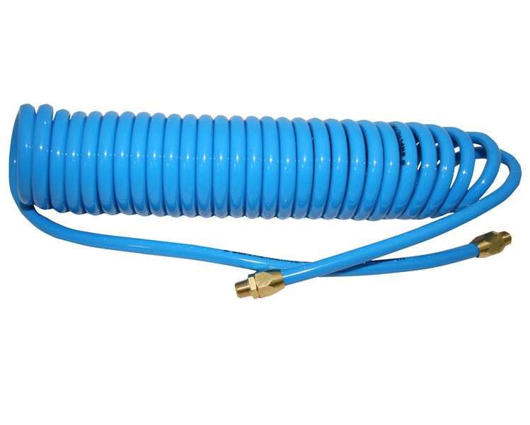 Шланг спиральный полиуретановый 5х8 мм, 15 м