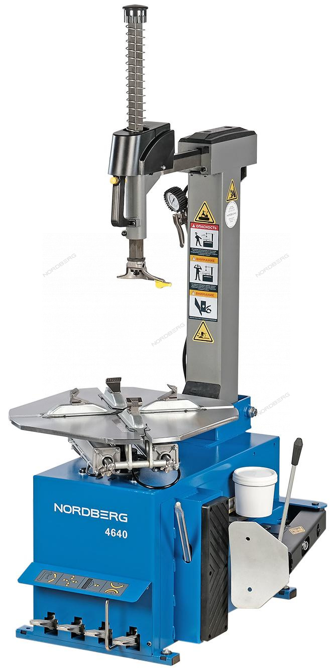 Станок шиномонтажный автомат, двухскоростной, 380 В, синий