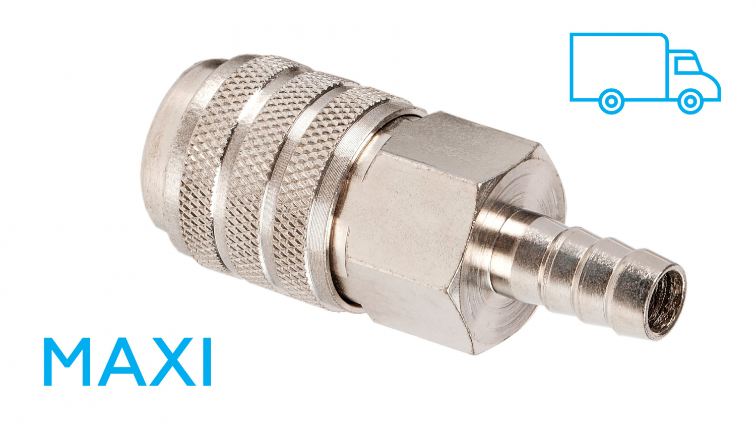 Разъем "мама" МАКСИ быстросъемный - елочка Ø 12 мм