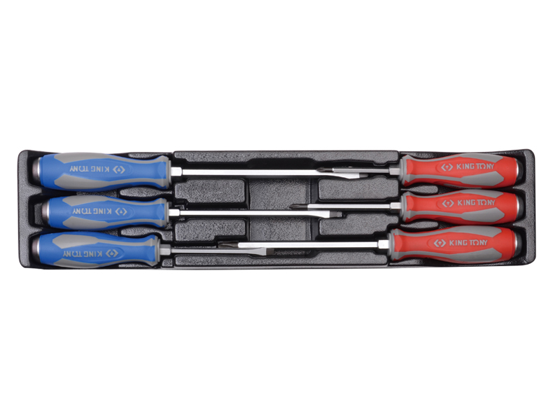 Набор отверток силовых, ложемент, 6 предметов 