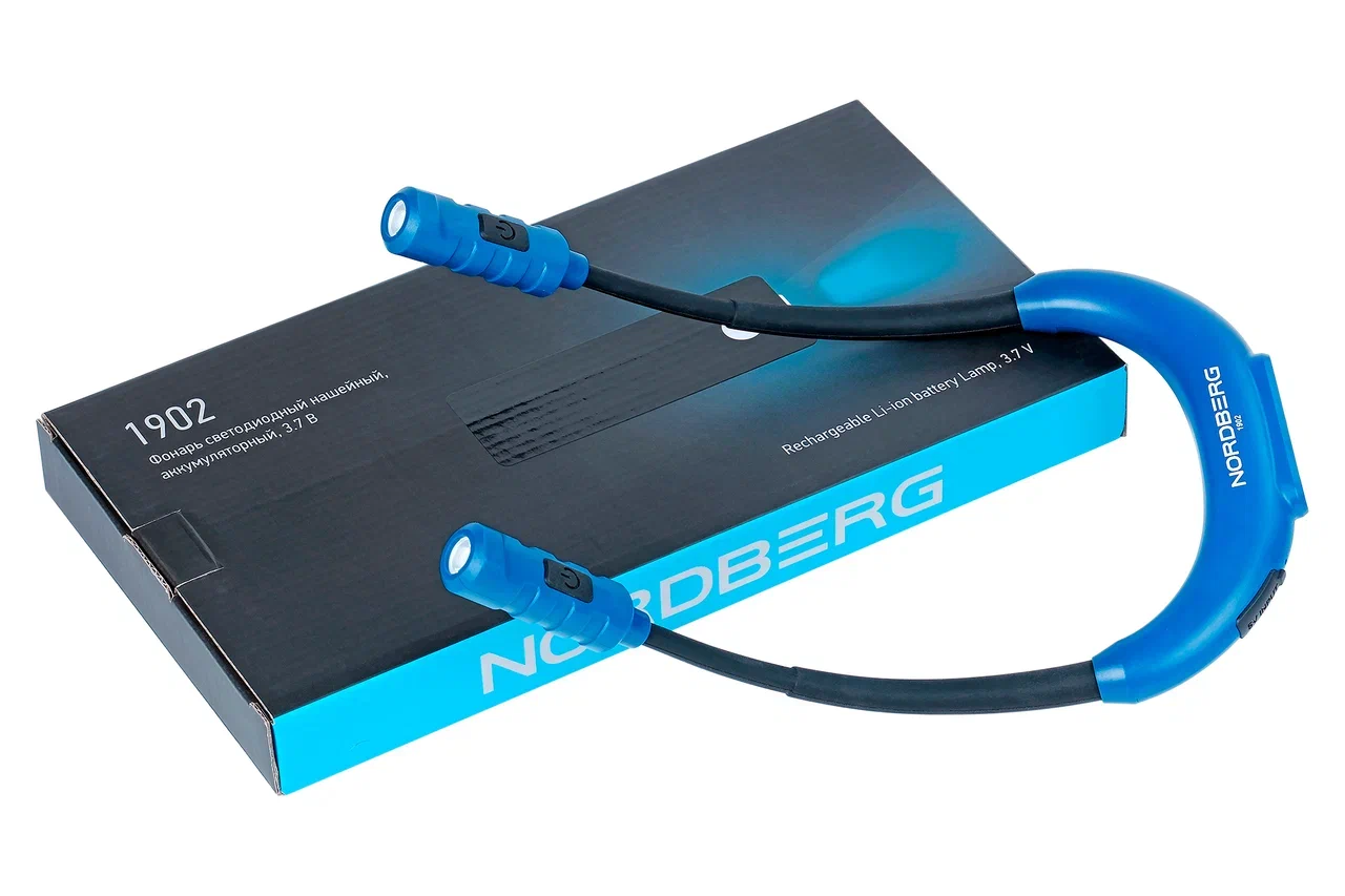 Фонарь светодиодный нашейный, аккумуляторный, 3,7 В 