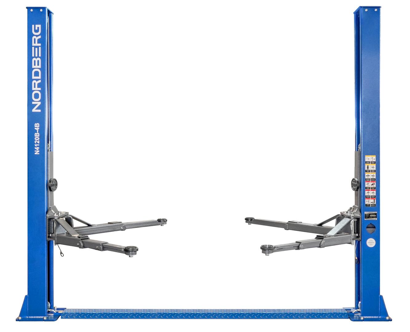 Подъемник двухстоечный 4 т, 380 В, синий