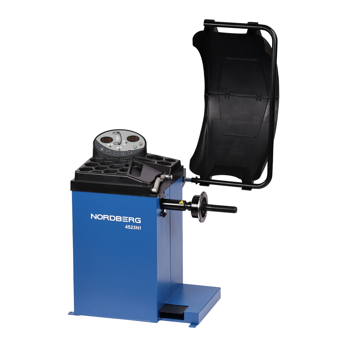 Станок балансировочный с автоматическим вводом двух параметров, лазером и автостопом