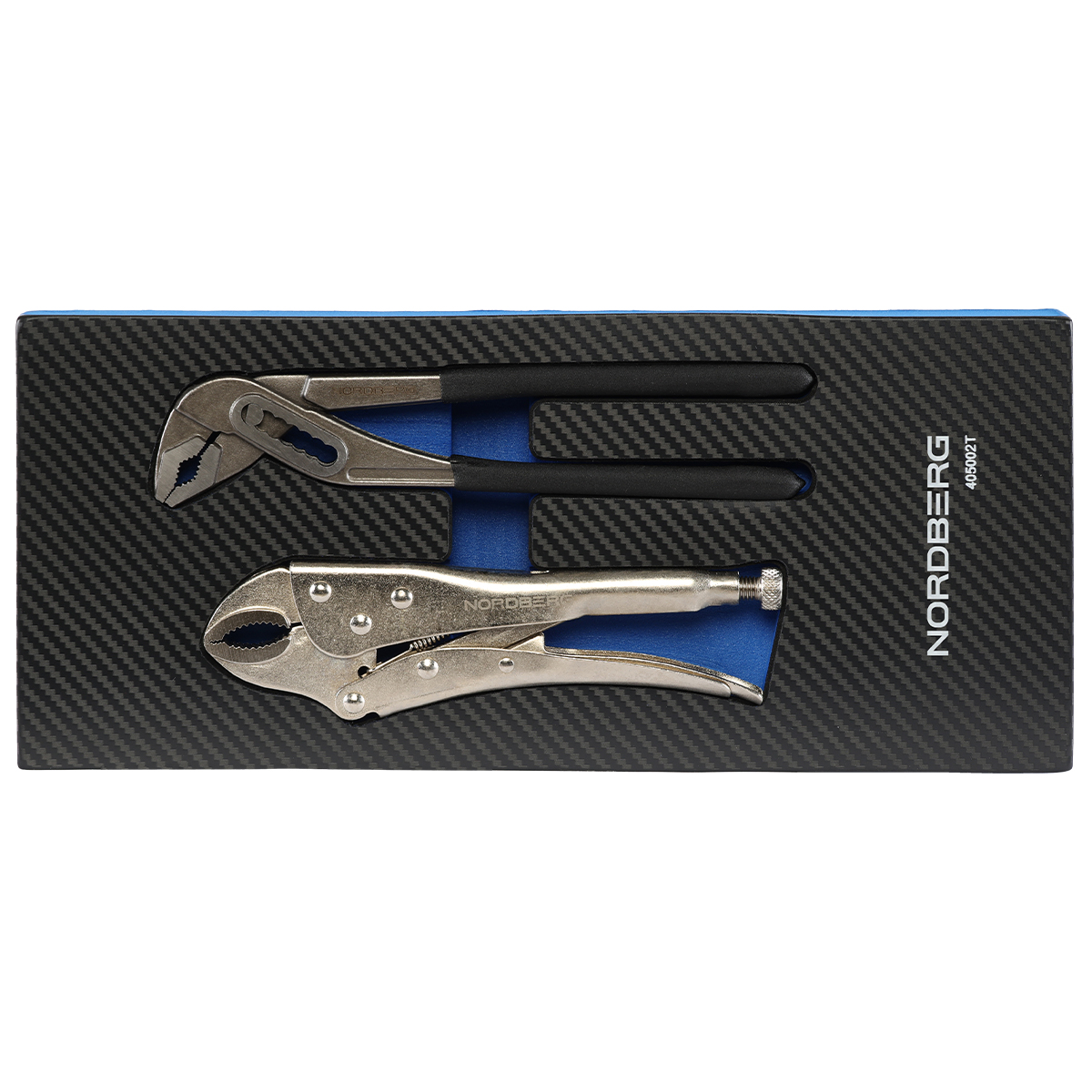 Набор шарнирно-губцевого инструмента, 2 предмета в ложементе для тележки