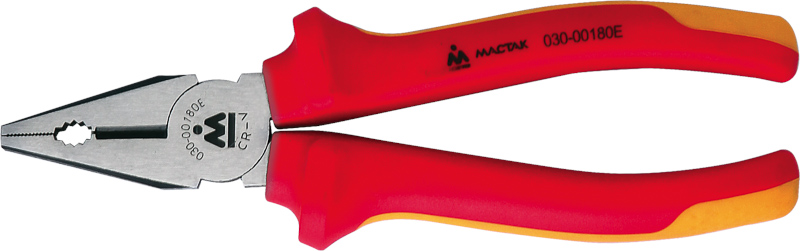Плоскогубцы комбинированные 180 мм, диэлектрические 