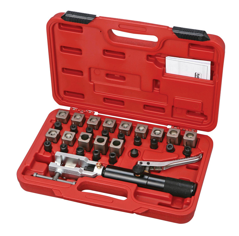 Набор для развальцовки трубок с гидроприводом, кейс, 30 предметов 