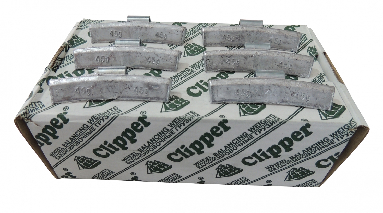 Грузики балансировочные для литых дисков 45 гр.