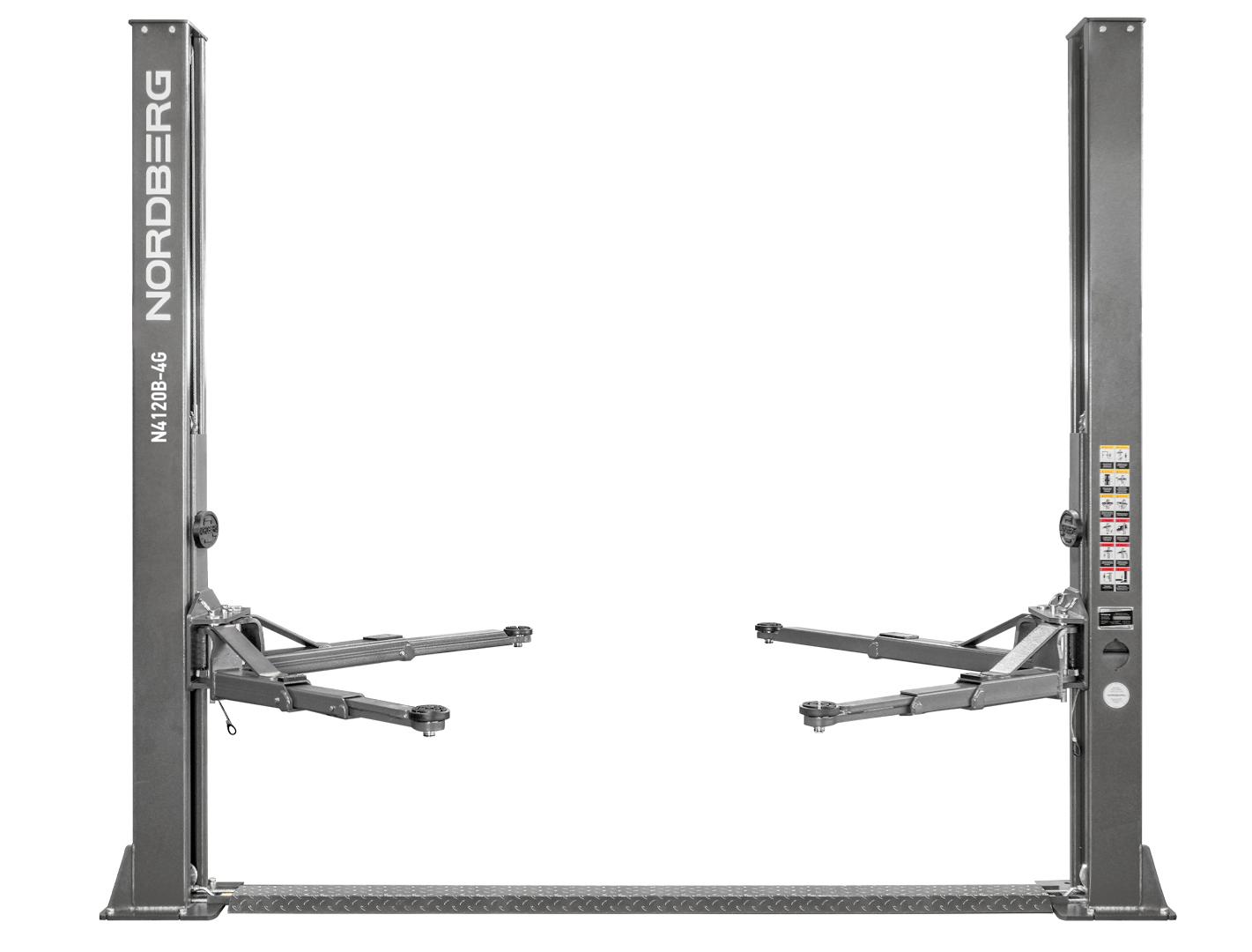 Подъемник двухстоечный 4 т, 220 В, серый