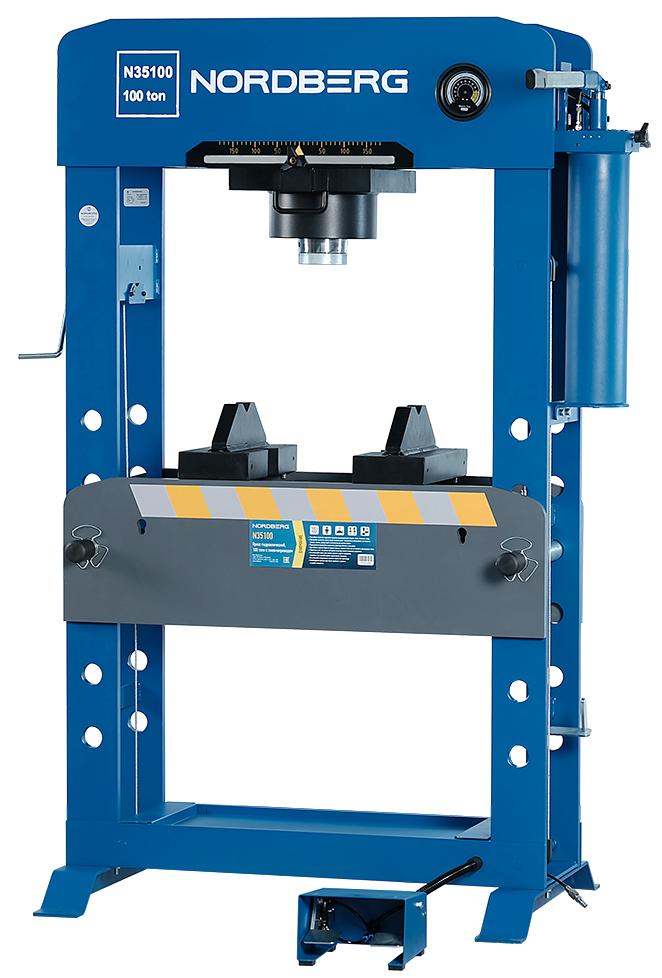 Пресс гидравлический PRO, 100 т, пневмопривод