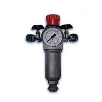 Регулятор давления с керамическим фильтром на 2 выхода, 3/8"