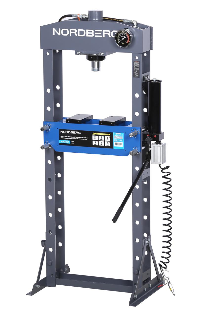 Пресс гидравлический, 30 т, пневмопривод