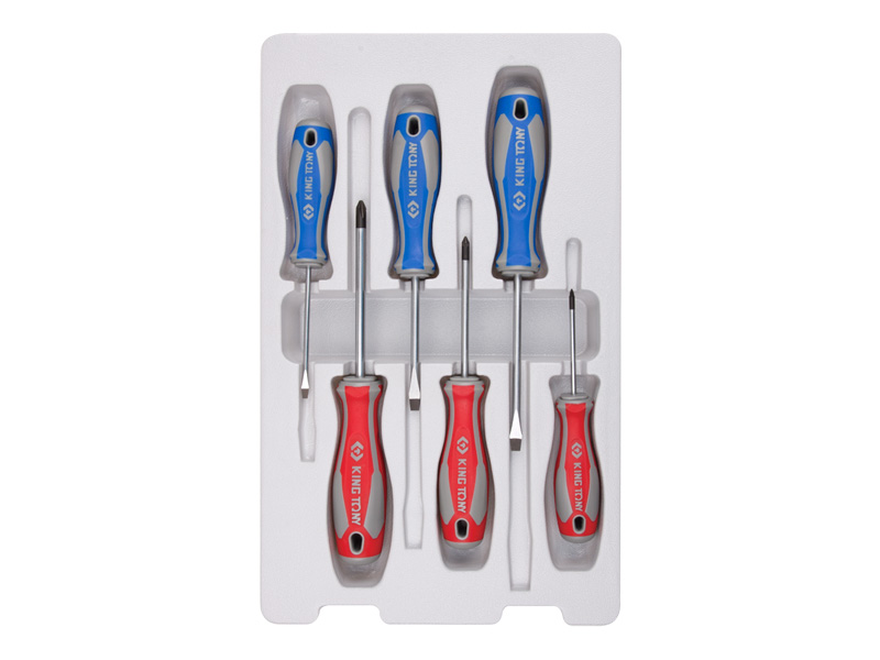 Набор отверток в коробке, 6 предметов king tony 