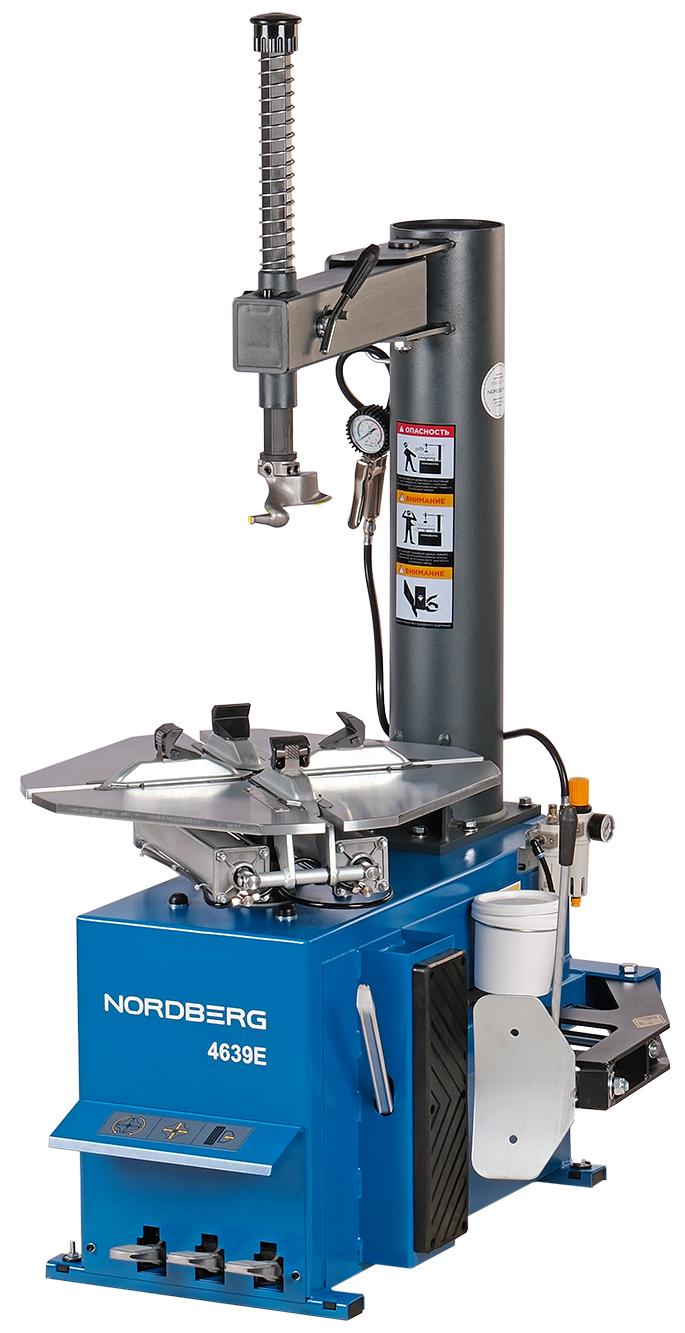 Станок шиномонтажный полуавтомат, односкоростной, 220 В, синий