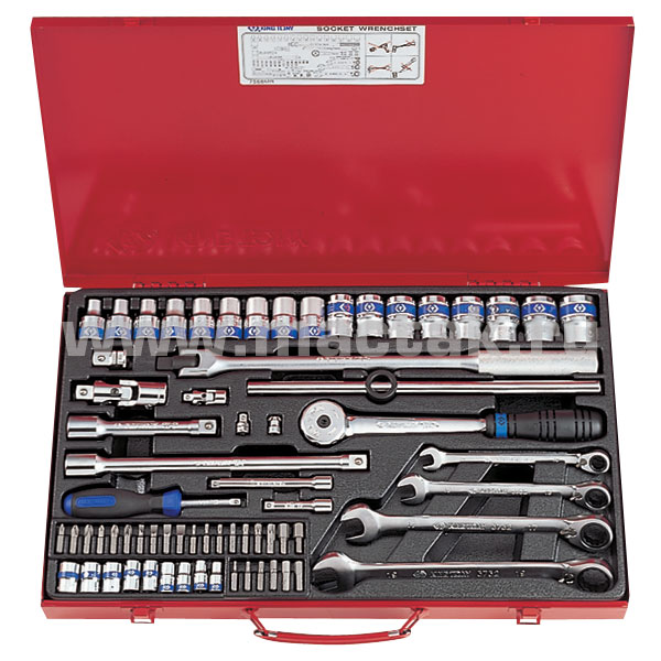 1/4”, 1/2” комплект торцевых головок