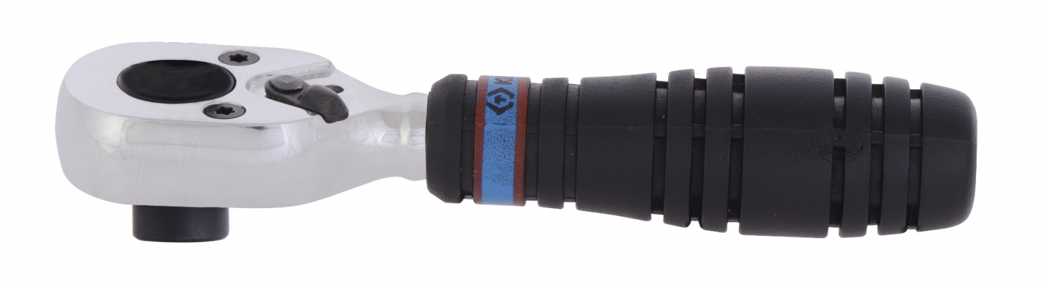 KINGTONY ТРЕЩОТКА 2765-04G для вставок "бит" 1/4" "мама-папа", длина 108мм