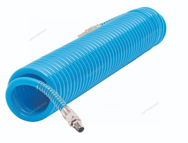 Шланг воздушный спиральный ПУ диам. 8х12мм, 10м