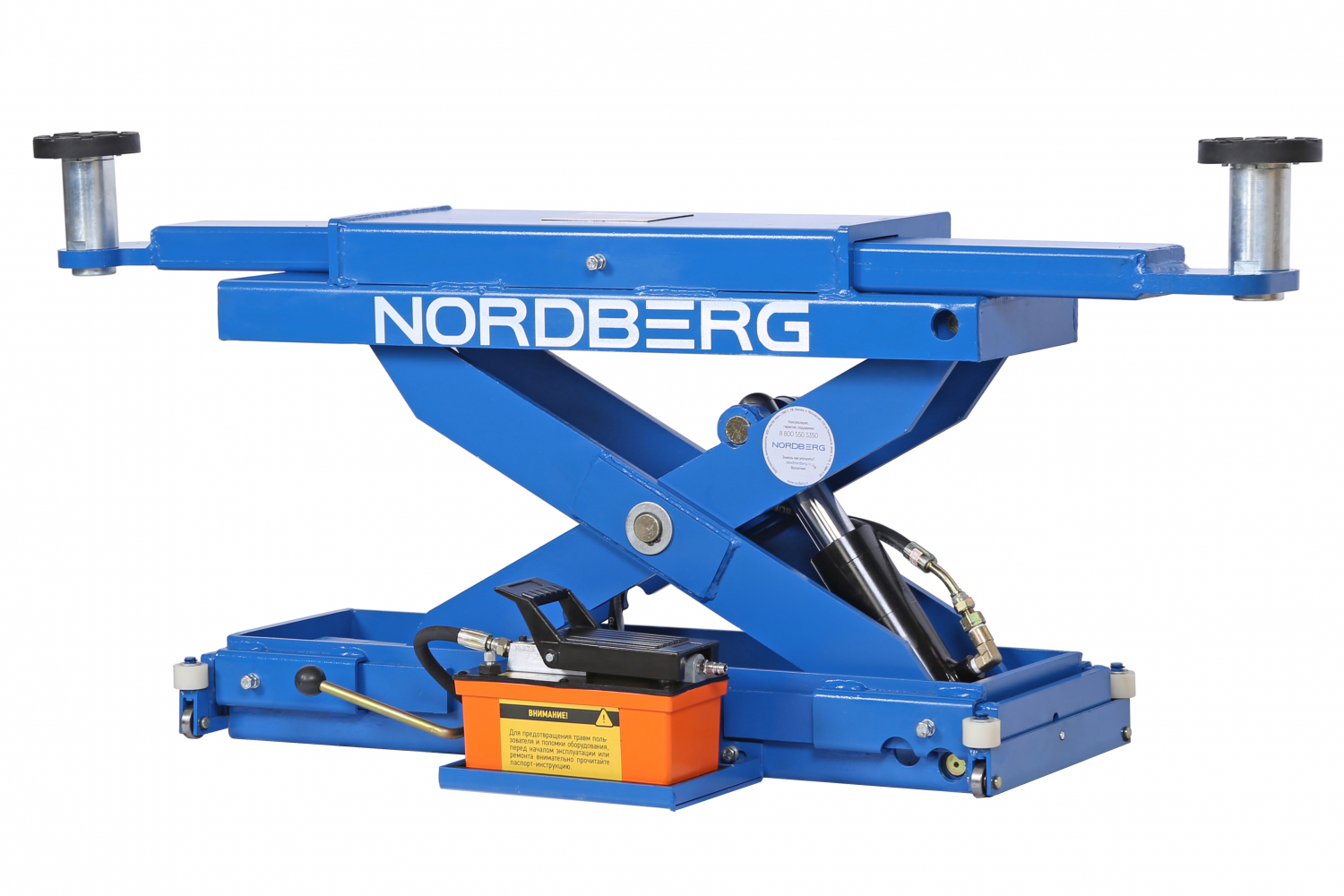 Траверса пневмогидравлическая 3.2 т для подъемника 4465B, синяя 