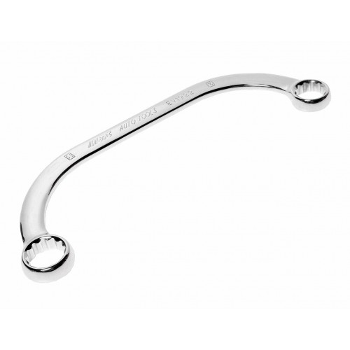 Ключ накидной 19х22мм L=255мм 12-ти гранный С-образный 