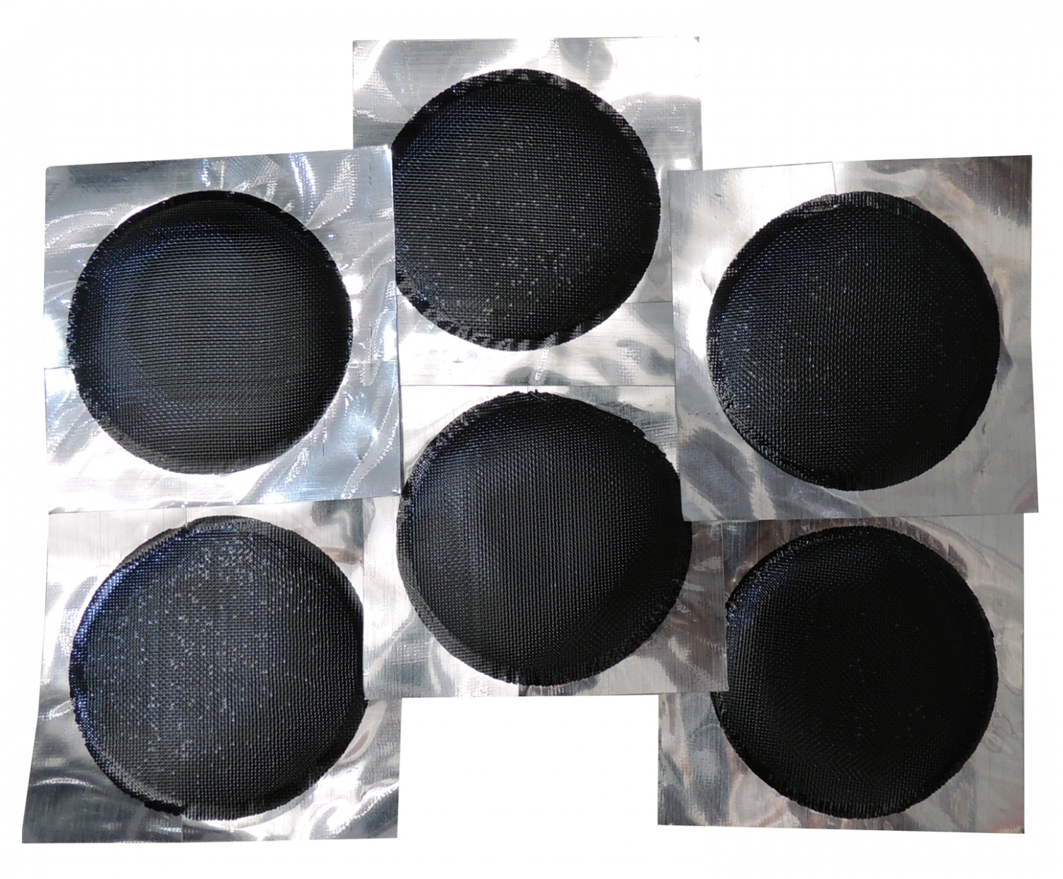 Заплаты камерные на фольге 45 мм.