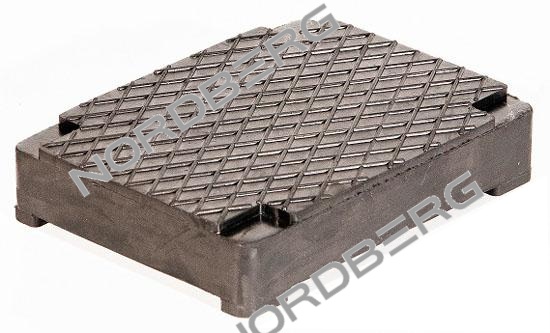 Накладка резиновая для ножничных подъемников