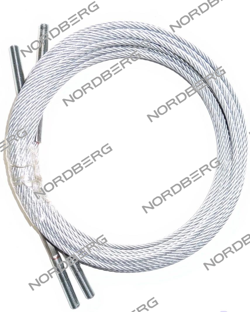 Трос для подъемника N4120H, N4120HE (2 шт / комплект) NORDBERG 