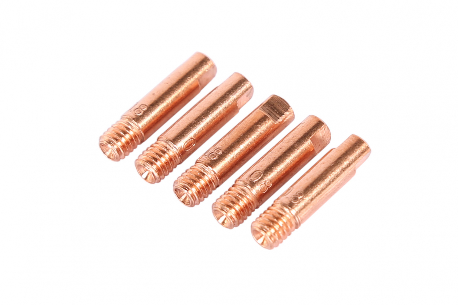 Сварочный наконечник для горелки MIG/MAG E-CU, M6x25, 0.8 мм, 5 шт.