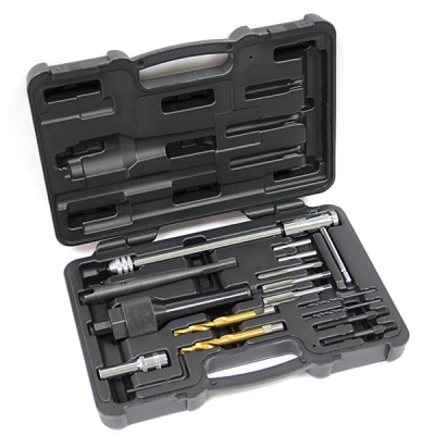 Набор для обслуживания колодцев свечей накаливания, кейс, 16 предметов 