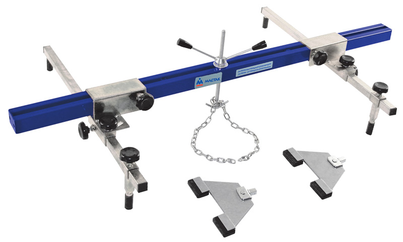 Траверса универсальная для вывешивания двигателя на автомобиле 4-х опорная, до 500 кг