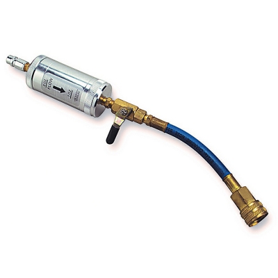 Цилиндр заправочный для фреона, с быстросъемными переходниками 