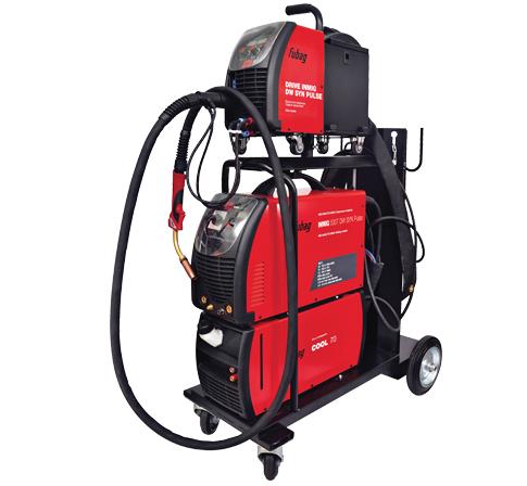 Cварочный инвертор полуавтомат с горелкой и тележкой FUBAG INMIG 500T DW