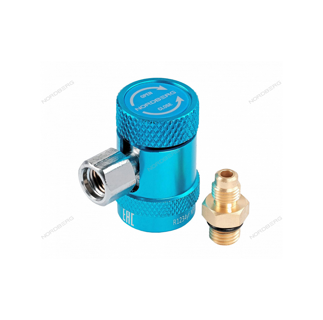 Муфта быстросъемная R1234yf низкое давление, синяя
