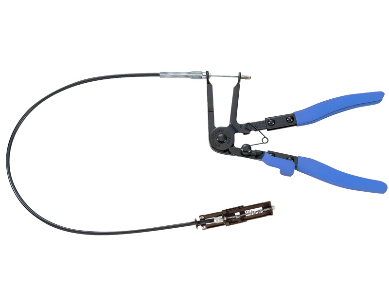 Щипцы для пружинных хомутов, гибкий привод 630 мм