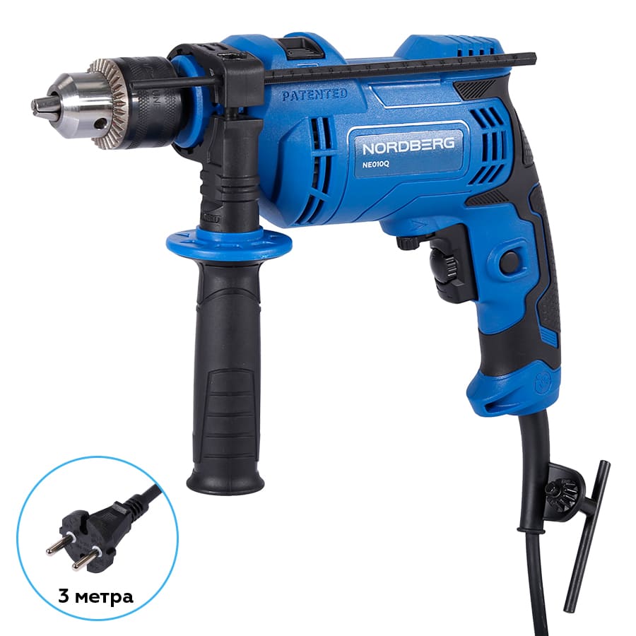 Дрель ударная, макс. Ø сверла 13 мм, 850 Вт