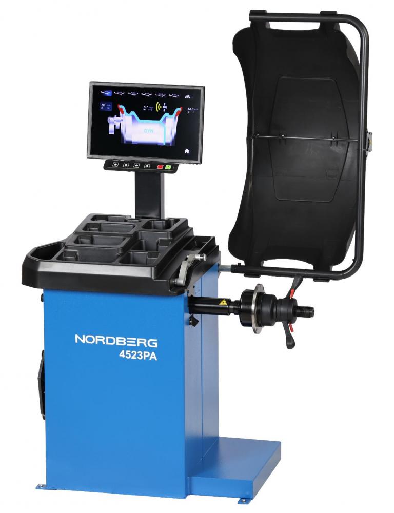 Станок балансировочный автоматический с дисплеем, синий 