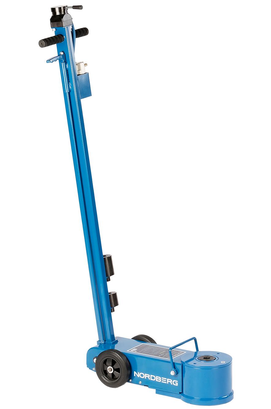 Домкрат пневмогидравлический подкатной двухштоковый, 15/30 т