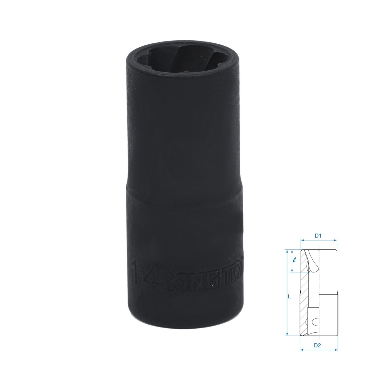 Головка для поврежденного крепежа 1/2"", 14 мм