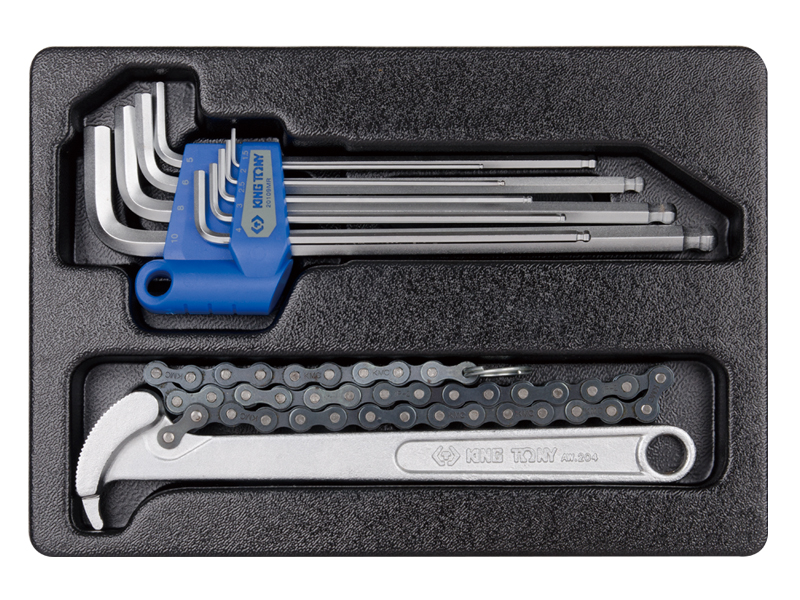 Набор шестигранников Г-образных и съемник масляных фильтров, 10 предметов 