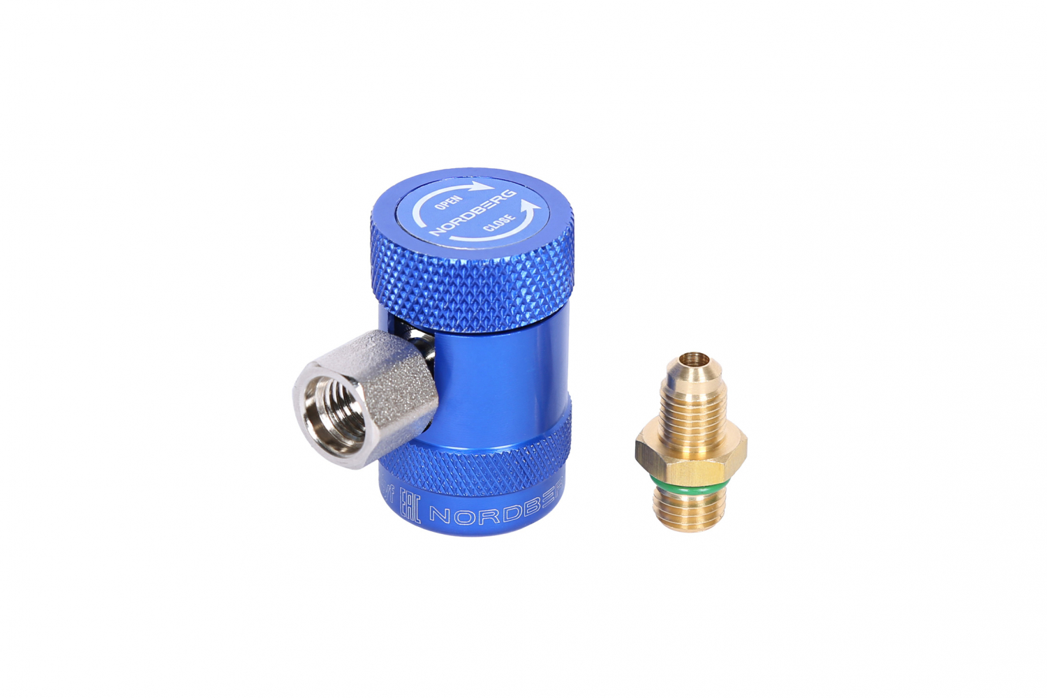 Муфта быстросъемная R1234yf низкое давление, синяя