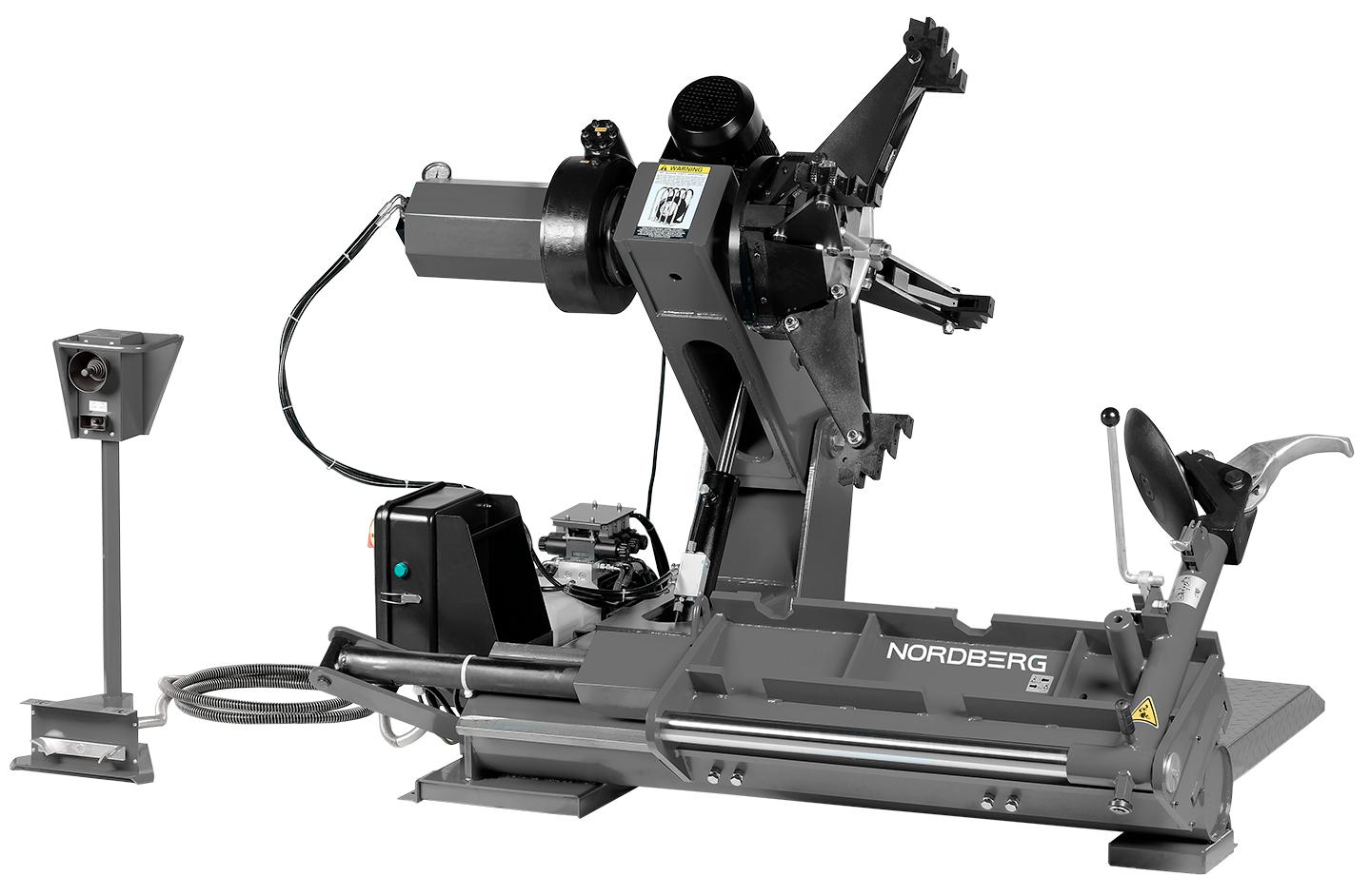 Станок шиномонтажный для грузовых машин, односкоростной, до 56" с расширителями, 380 В, серый