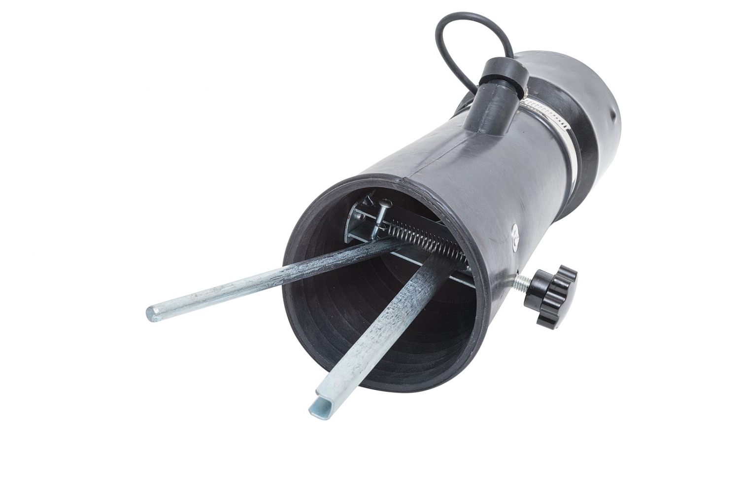 Насадка резиновая круглая с внутренним фиксатором на шланг D=100 мм