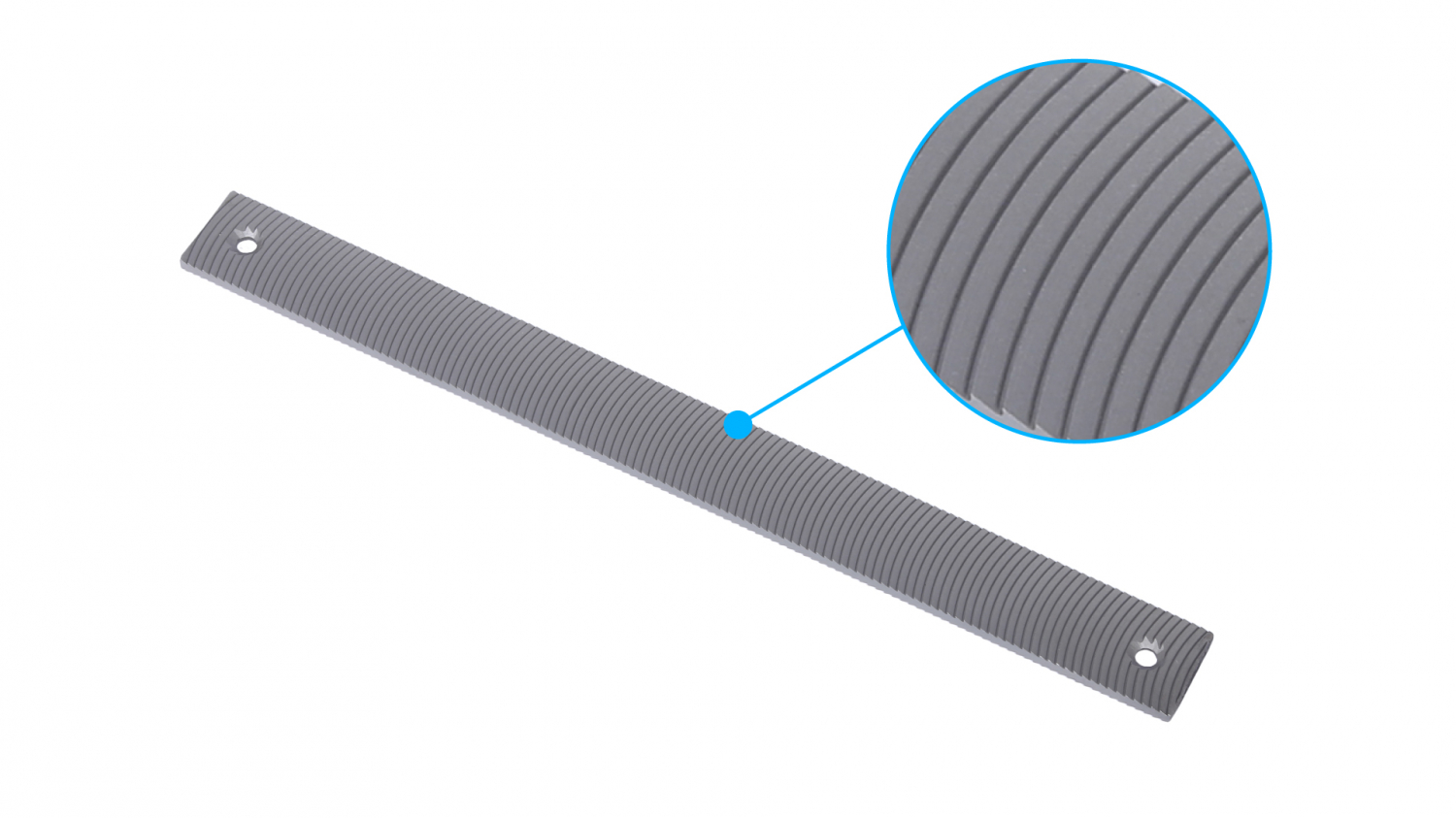 Рихтовочное полотно 350х35 мм, шаг 2,8 мм/9TPI (9 зубьев на дюйм), толщина 5 мм