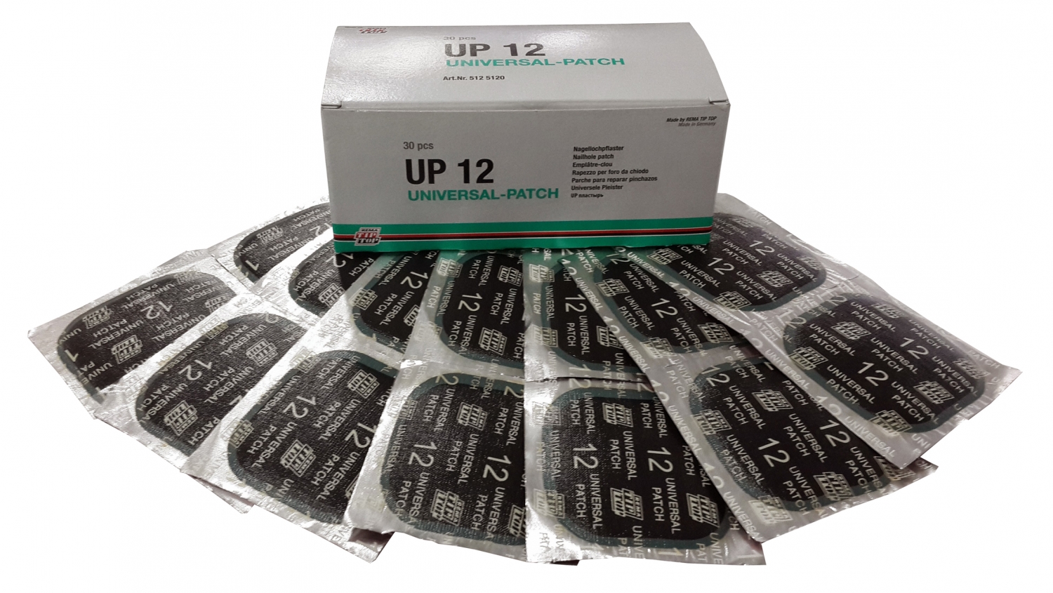 Заплаты универсальные UP12 63*63 мм (набор 30 шт.)