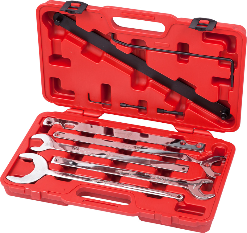 Набор ключей для термомуфт марок Mercedes / BMW / FORD, кейс, 10 предметов 