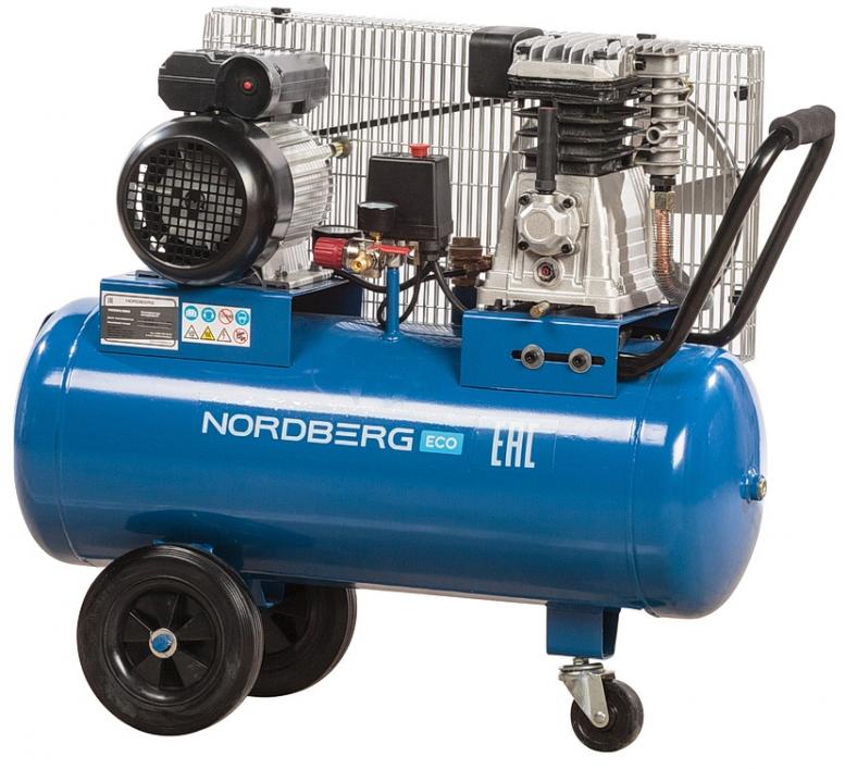 Компрессор поршневой ECO с ременным приводом, 50 л