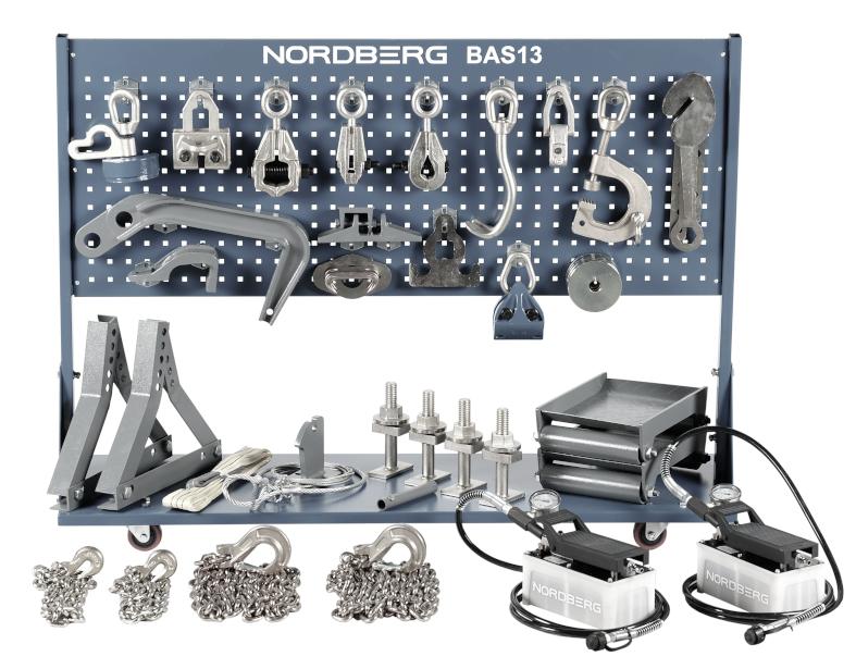 Комплект аксессуаров со стендом на колесах для стапеля BAS13