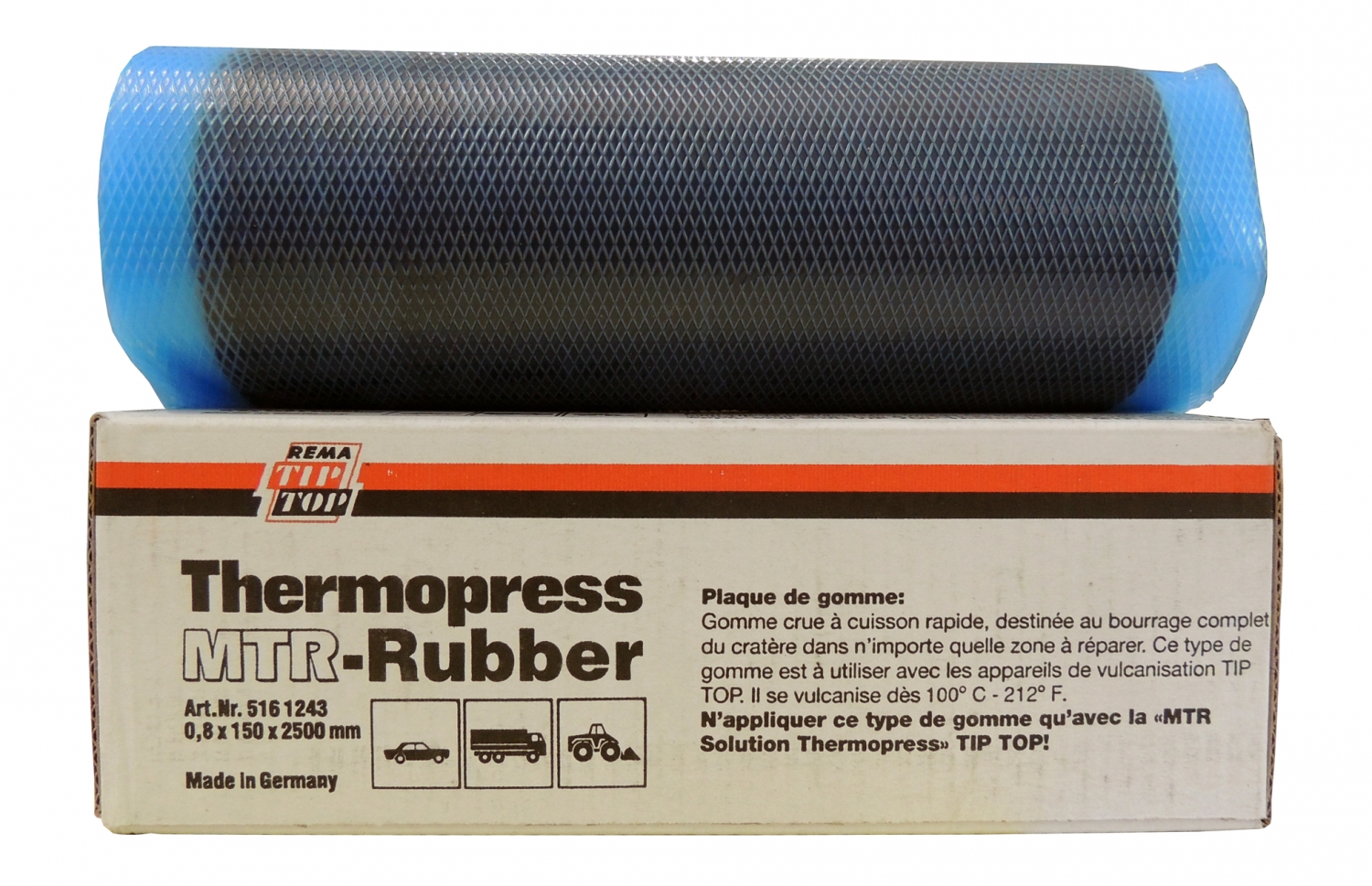 Сырая резина 0,8 мм. (0,5 кг.)